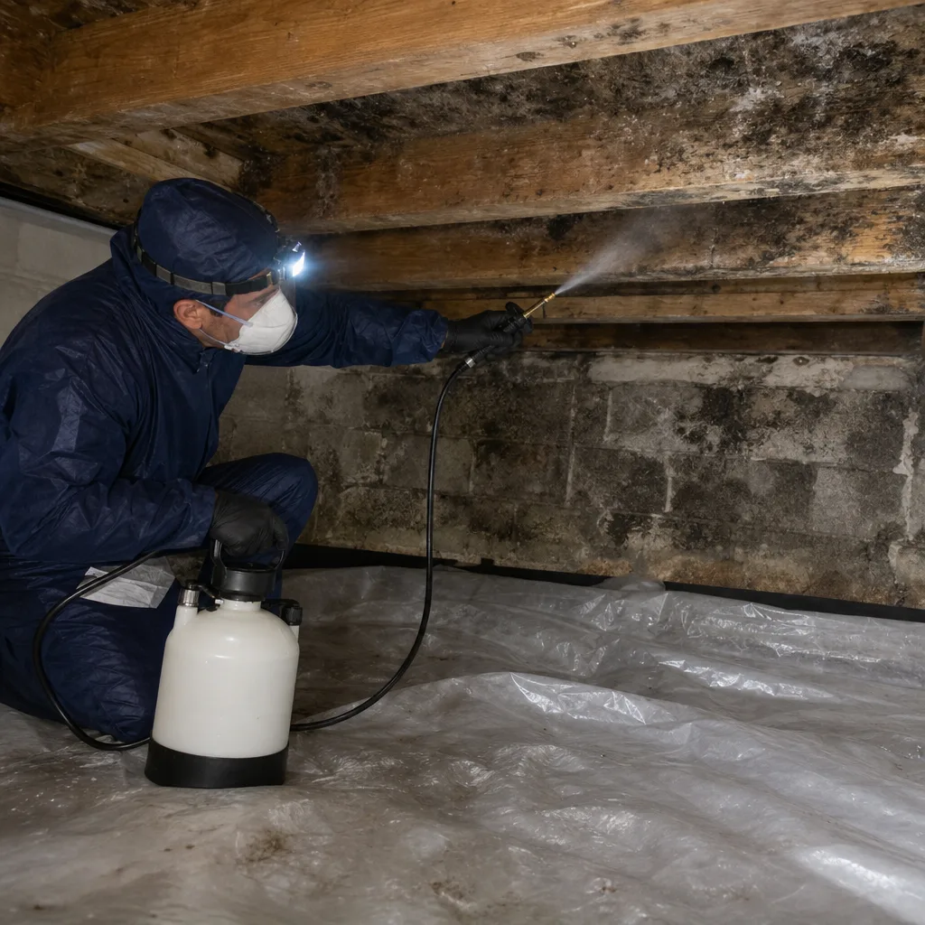 Crawl Space Sewage Removal